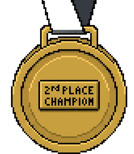 Runner up medal