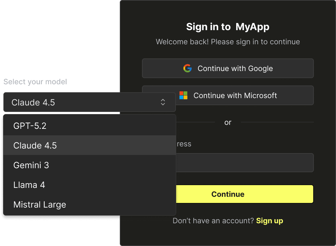 Control your AI model