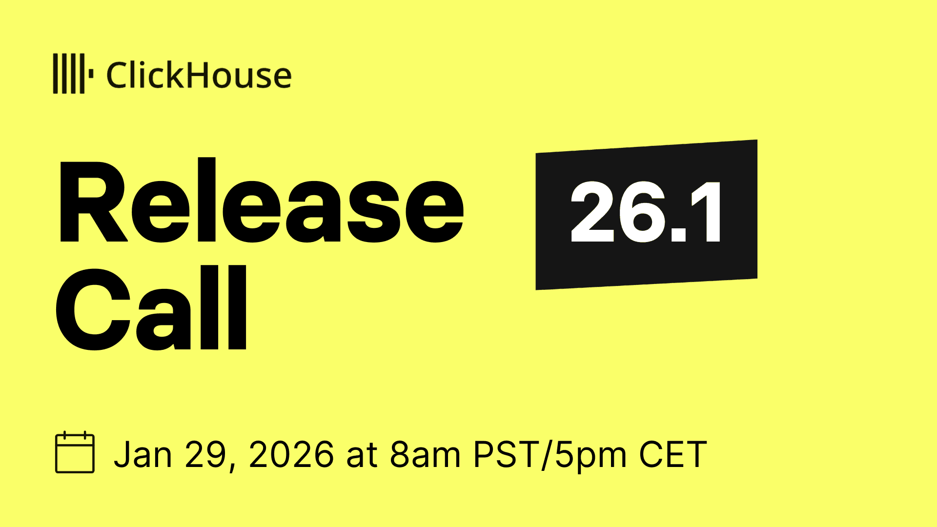 v26.1 Community Call