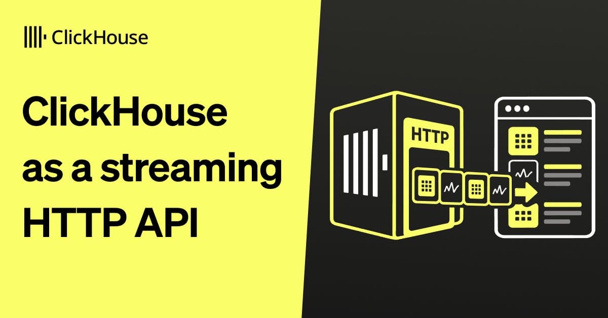 clickhouse streaming http api