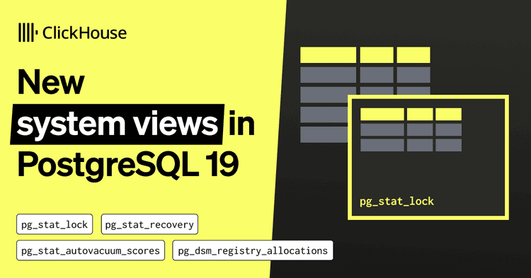 postgresql 19 system views banner