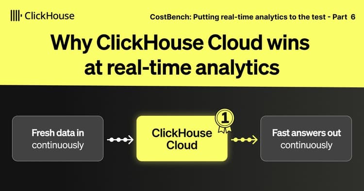 why clickhouse cloud wins at real time analytics