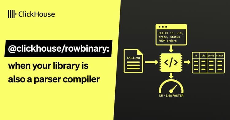 rowbinary when your library is also a parser compiler