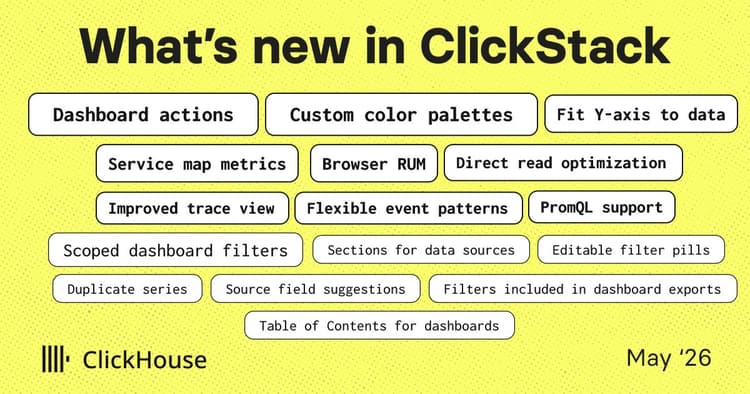 whats new clickstack may