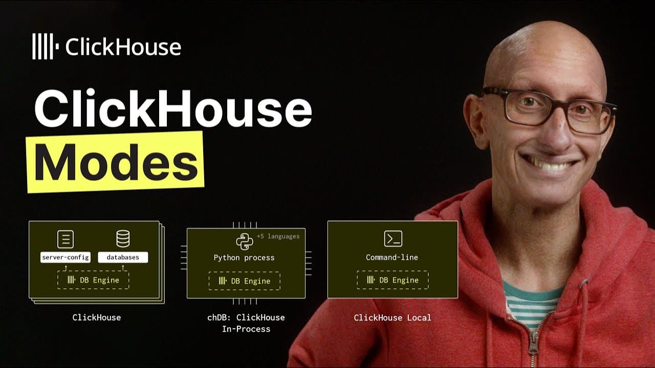 The many deployment modes of ClickHouse