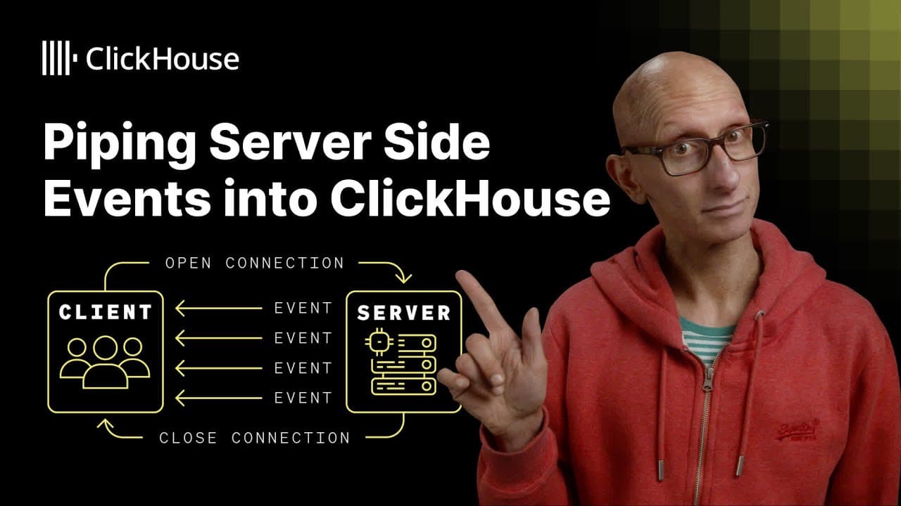Piping Server Side Events (SSE) into ClickHouse