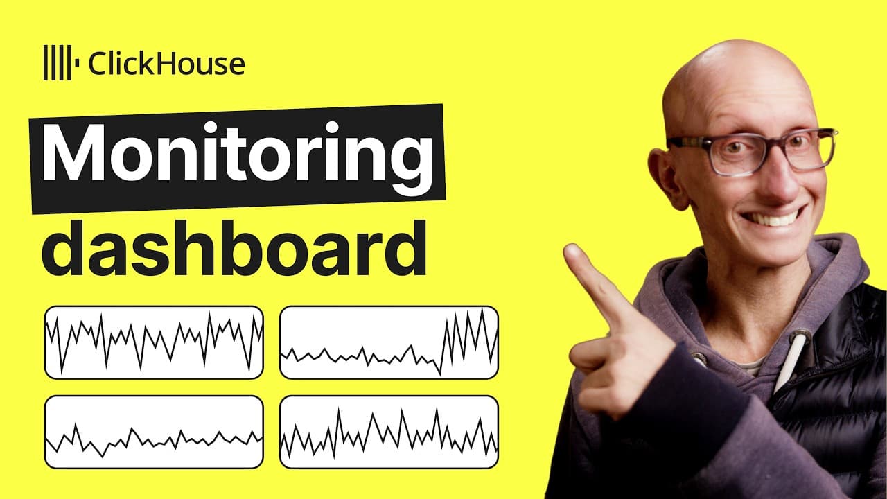 The ClickHouse monitoring dashboard