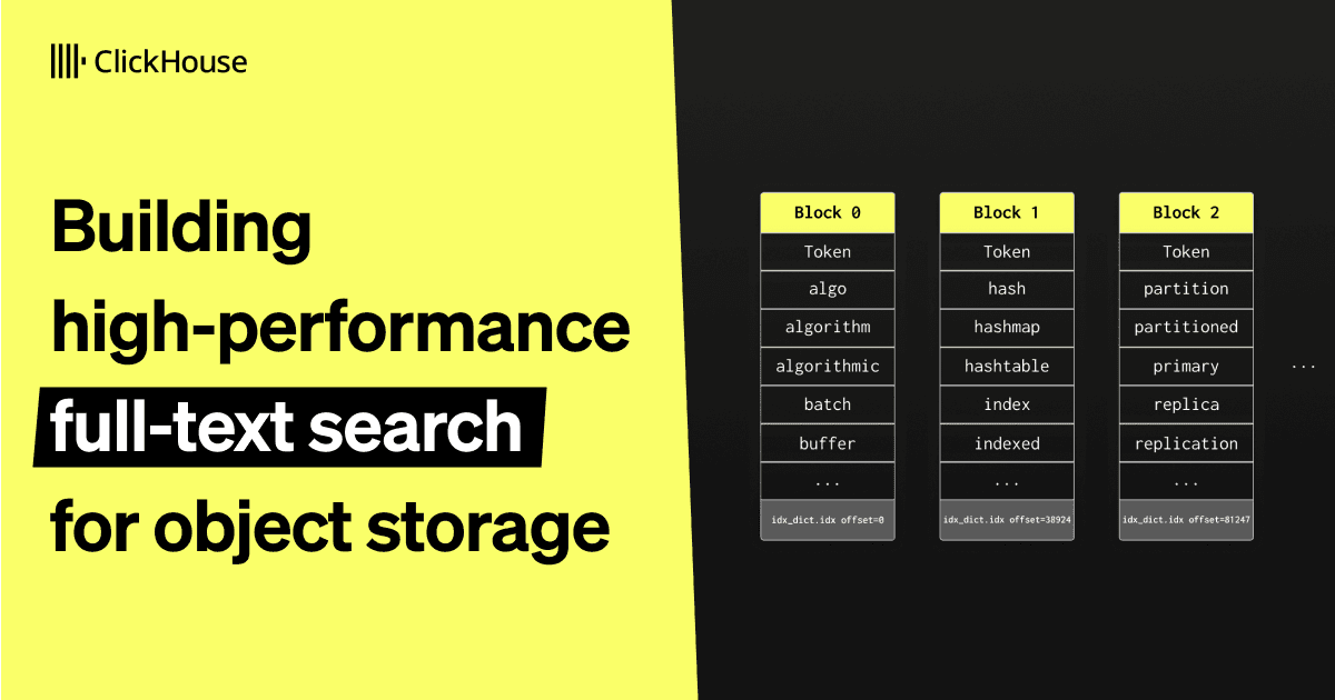 ClickHouse's Object Storage Search Overhaul