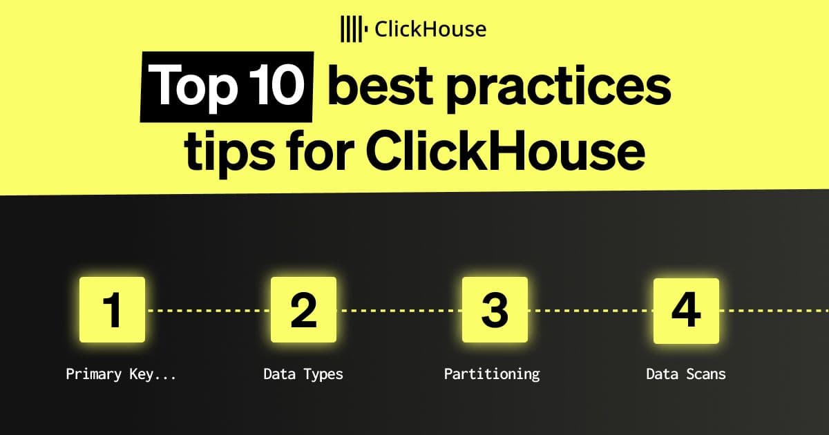 Click House Software Top 10 best practices tips for ClickHouse | ClickHouse