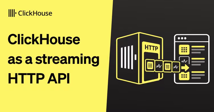 clickhouse streaming http api