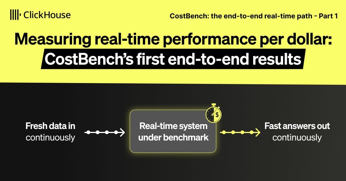 final measuring real time performance per dollar under continuous load costbench s first end to end results 1