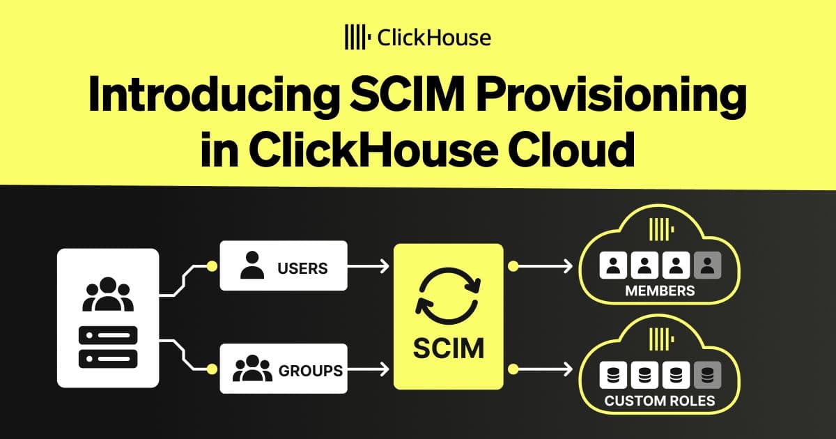 introducing scim provisioning in clickhouse cloud