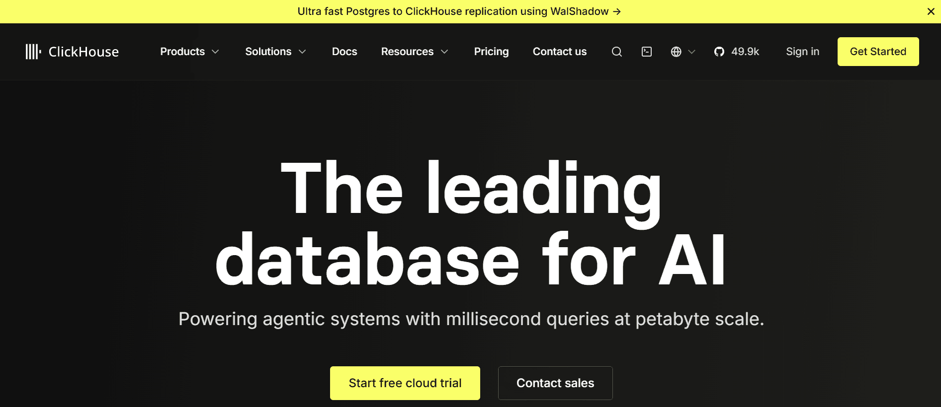 clickhouse managed postgres
