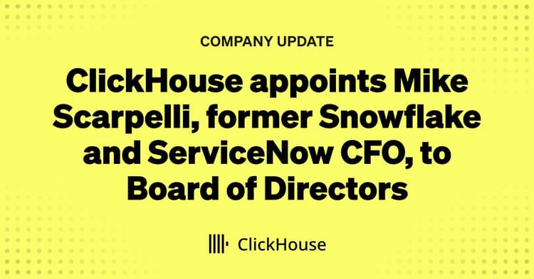 clickhouse appoints scarpelli
