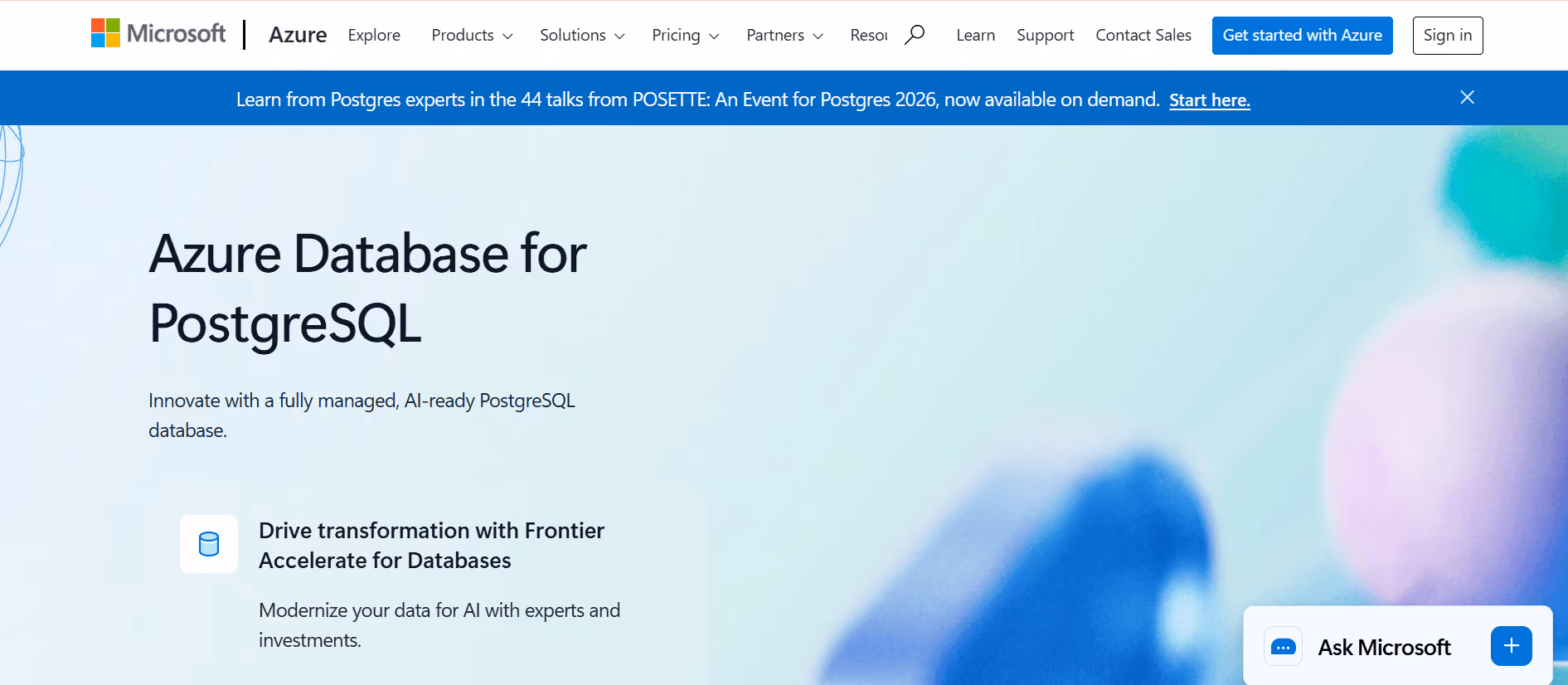Neon product page.