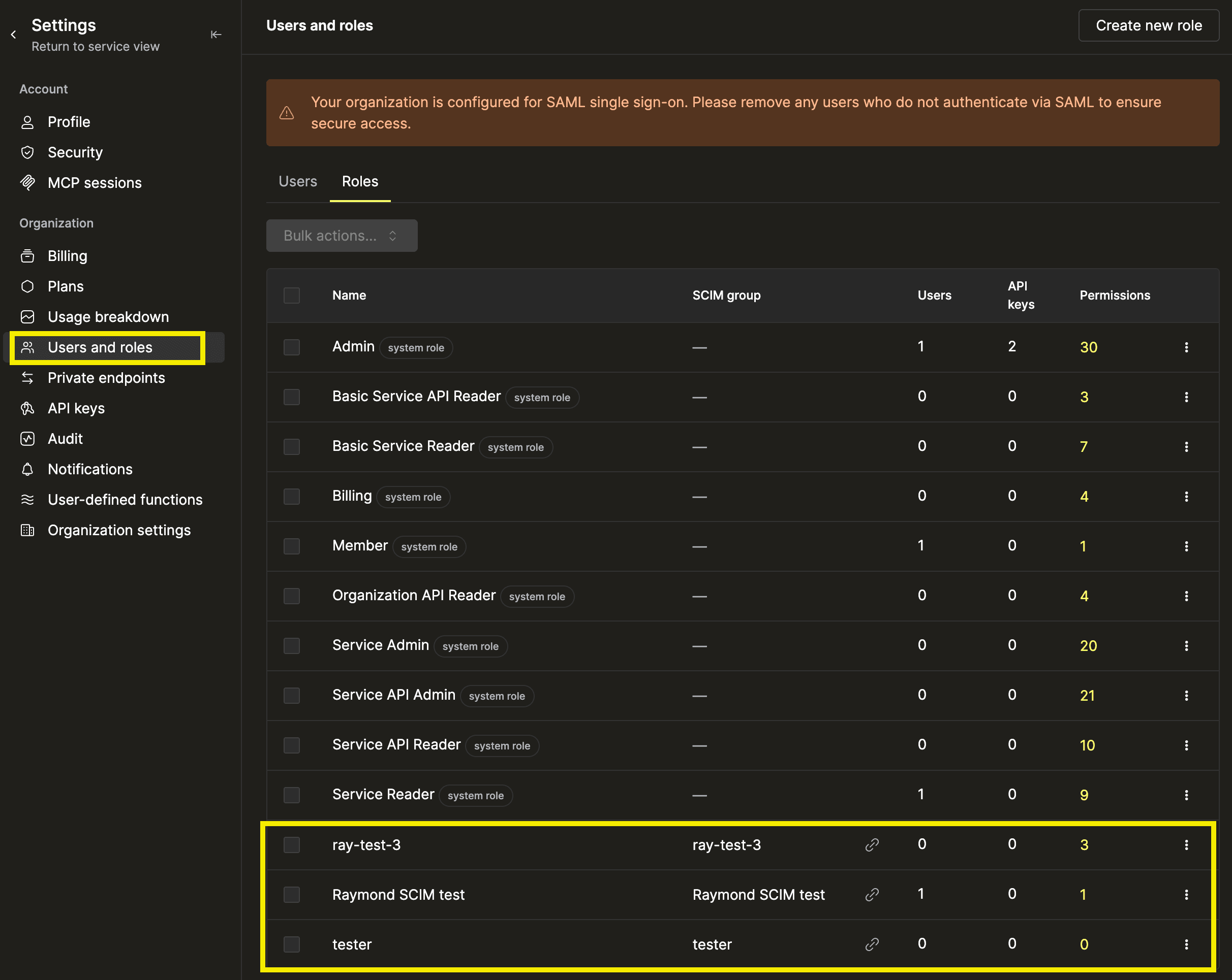 Mapping an IdP group to a custom ClickHouse role