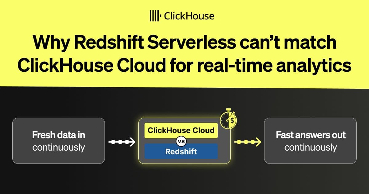 ClickHouse vs. Redshift: Real-Time Analytics Showdown