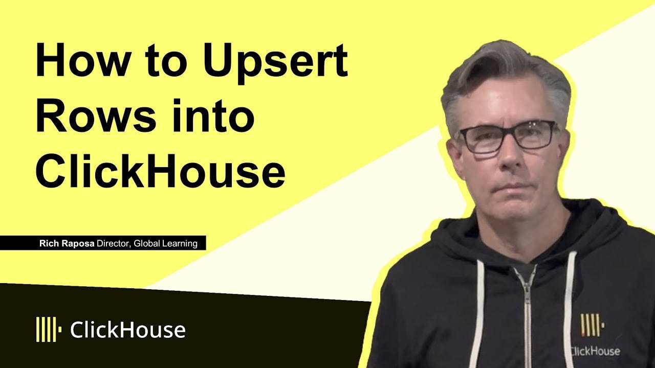 How to Upsert Rows into ClickHouse