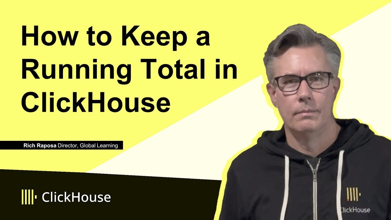 How to Keep a Running Total in ClickHouse