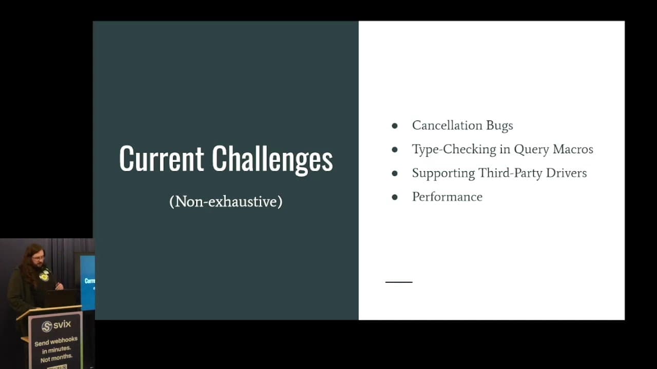 SQLx Current Challenges and Future Plans