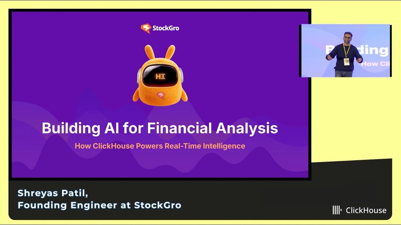Building AI for Financial Analysis: How ClickHouse Powers Real-Time Intelligence