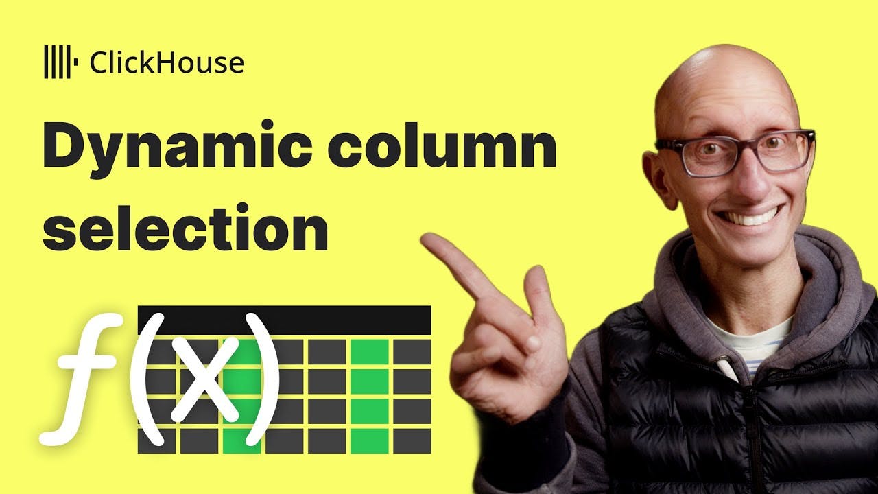 SQL Dynamic Column Selection in ClickHouse