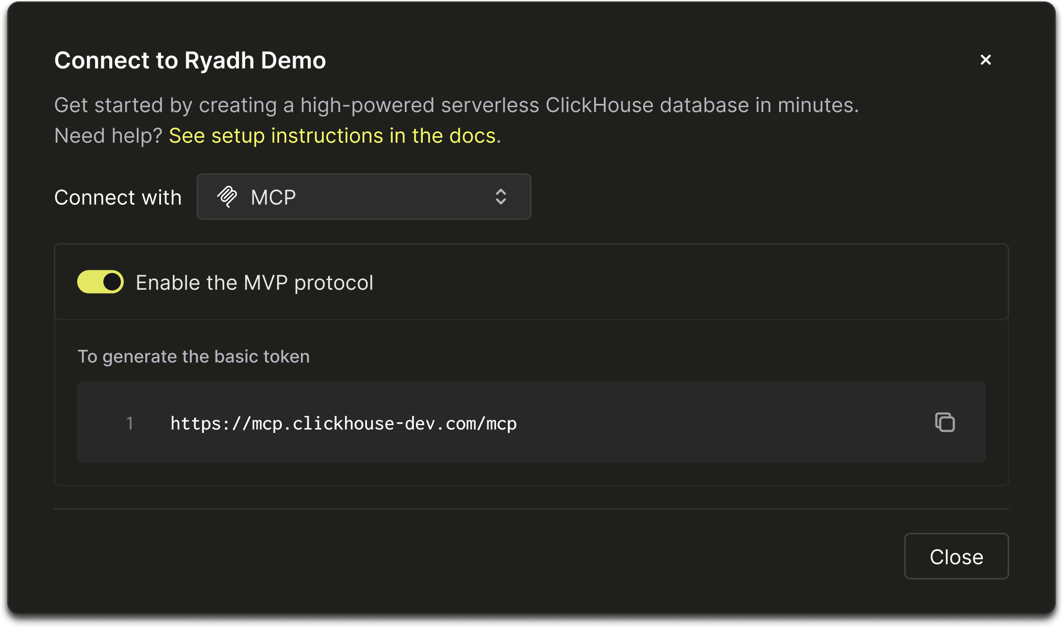 Enable MCP Server