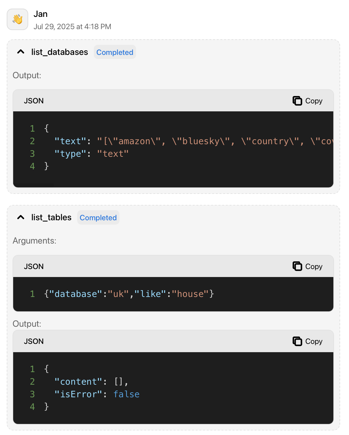 Tools called expanded