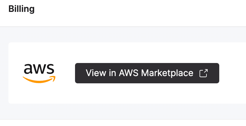 ClickHouse Cloud AWS Marketplace 請求の表示