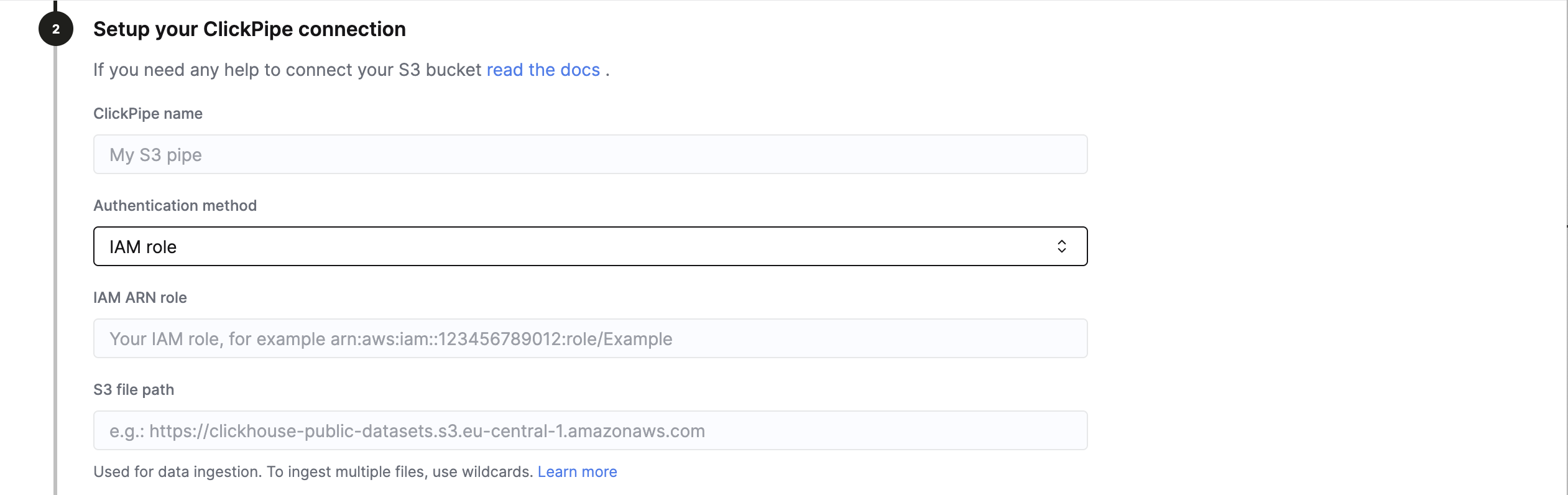 S3 ClickPipes 用の IAM 認証