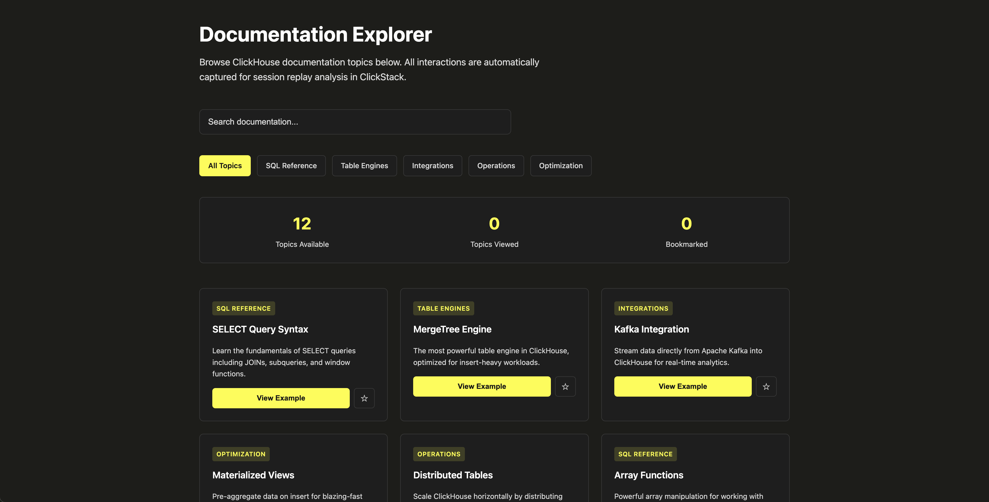 セッションリプレイのデモアプリ