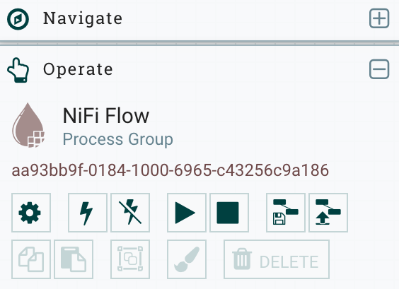 NiFi フロー設定