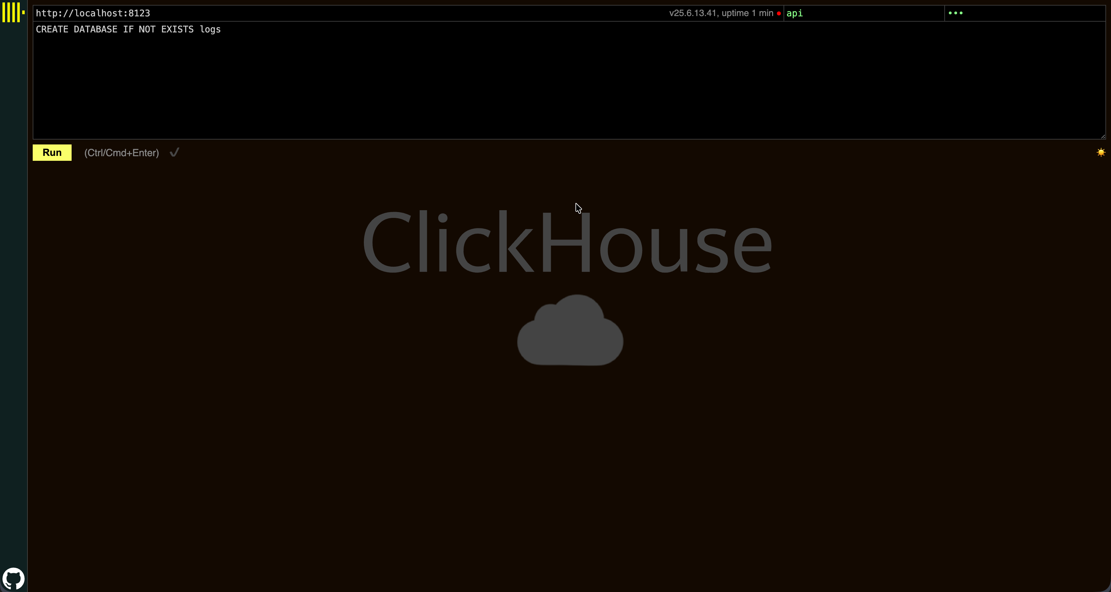 Play UI 上の ClickStack