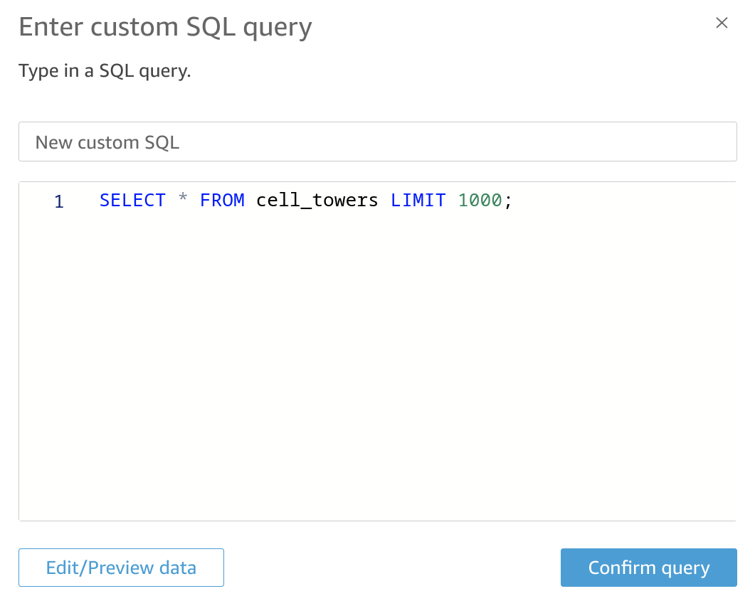 データを取得するためのカスタムSQLの使用