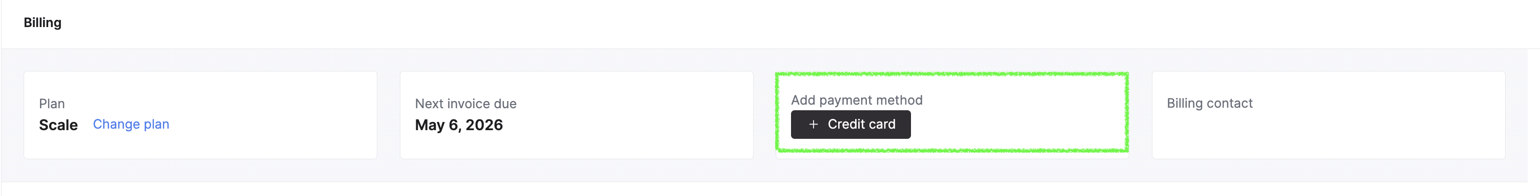 Add a payment method
