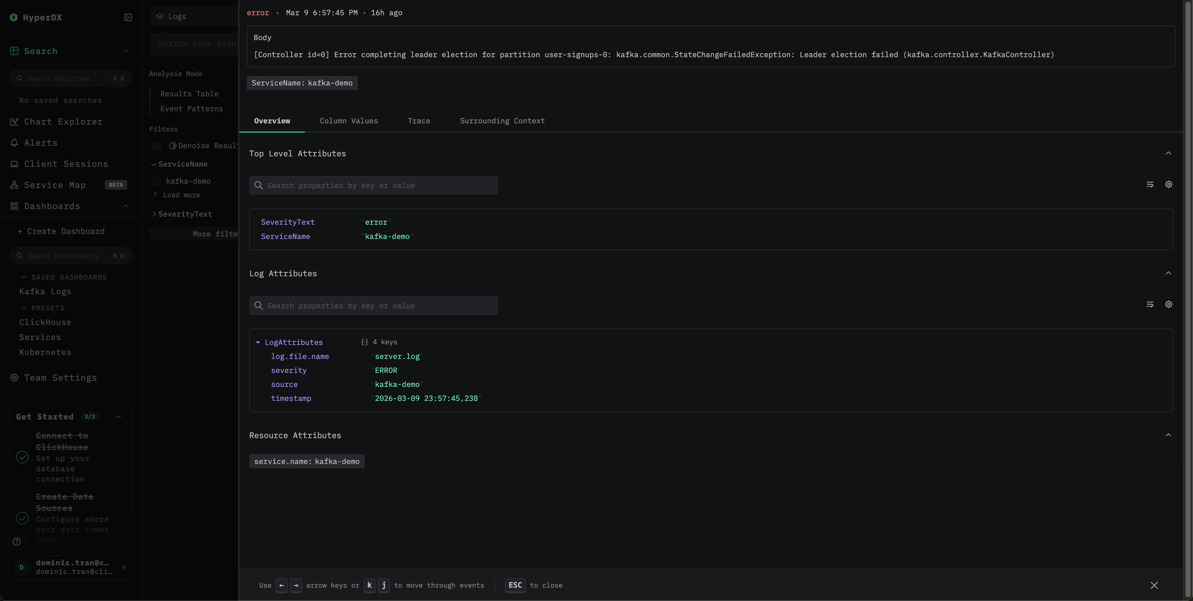 Представление логов