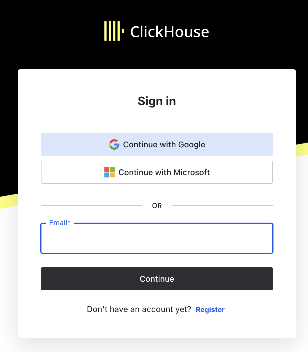 OAuth Connect flow