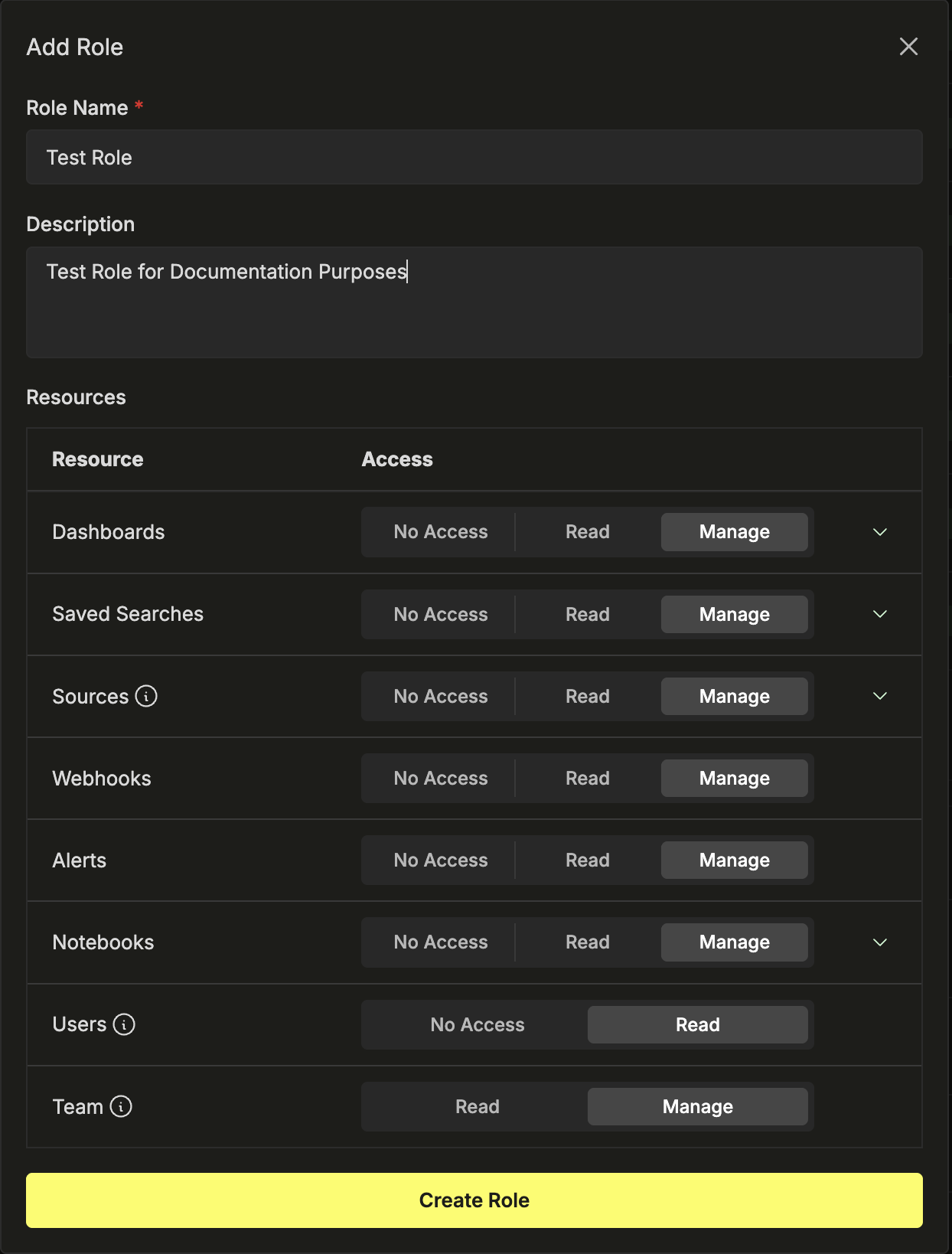 添加角色模态框