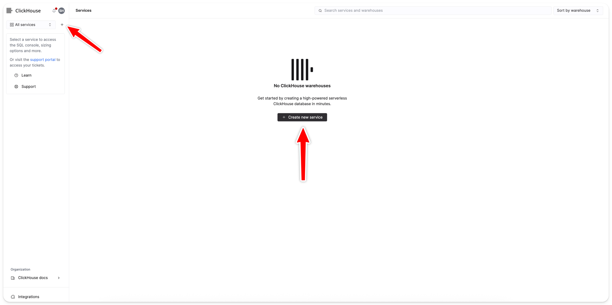 创建一个新服务