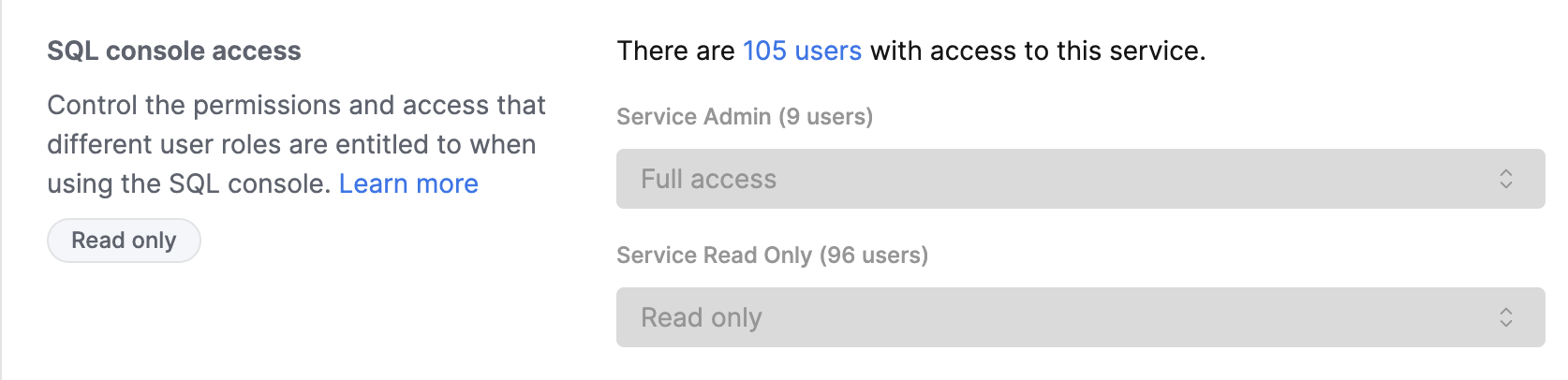 ClickHouse Cloud 只读访问