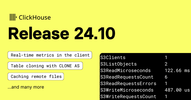 ClickHouse Release 24.10