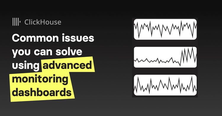 Common issues you can solve using advanced monitoring dashboards