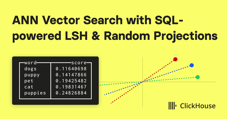 ANN Vector Search with SQL-powered LSH & Random Projections