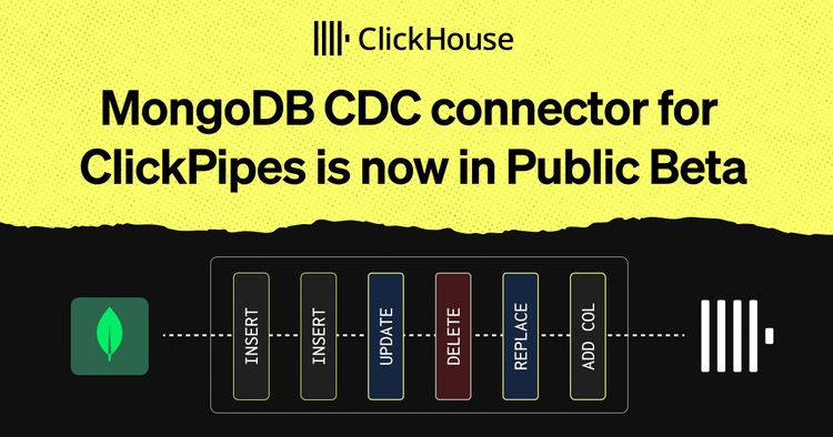 MongoDB CDC connector for ClickPipes is now in Public Beta