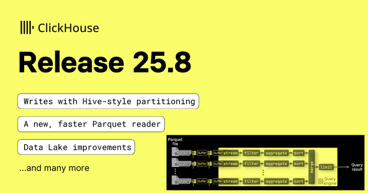ClickHouse Release 25.8