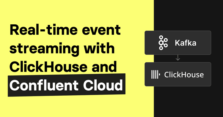 Real-time Event Streaming with ClickHouse, Kafka Connect and Confluent Cloud