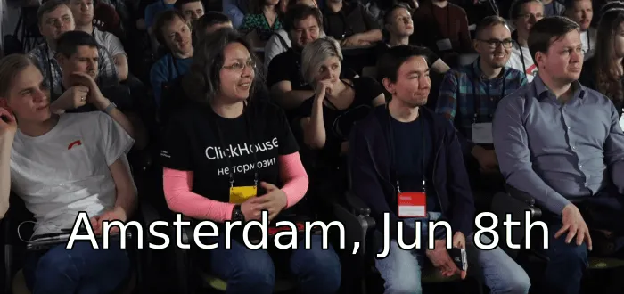 Amsterdam Meetup With The ClickHouse Team – June 8th, 2022