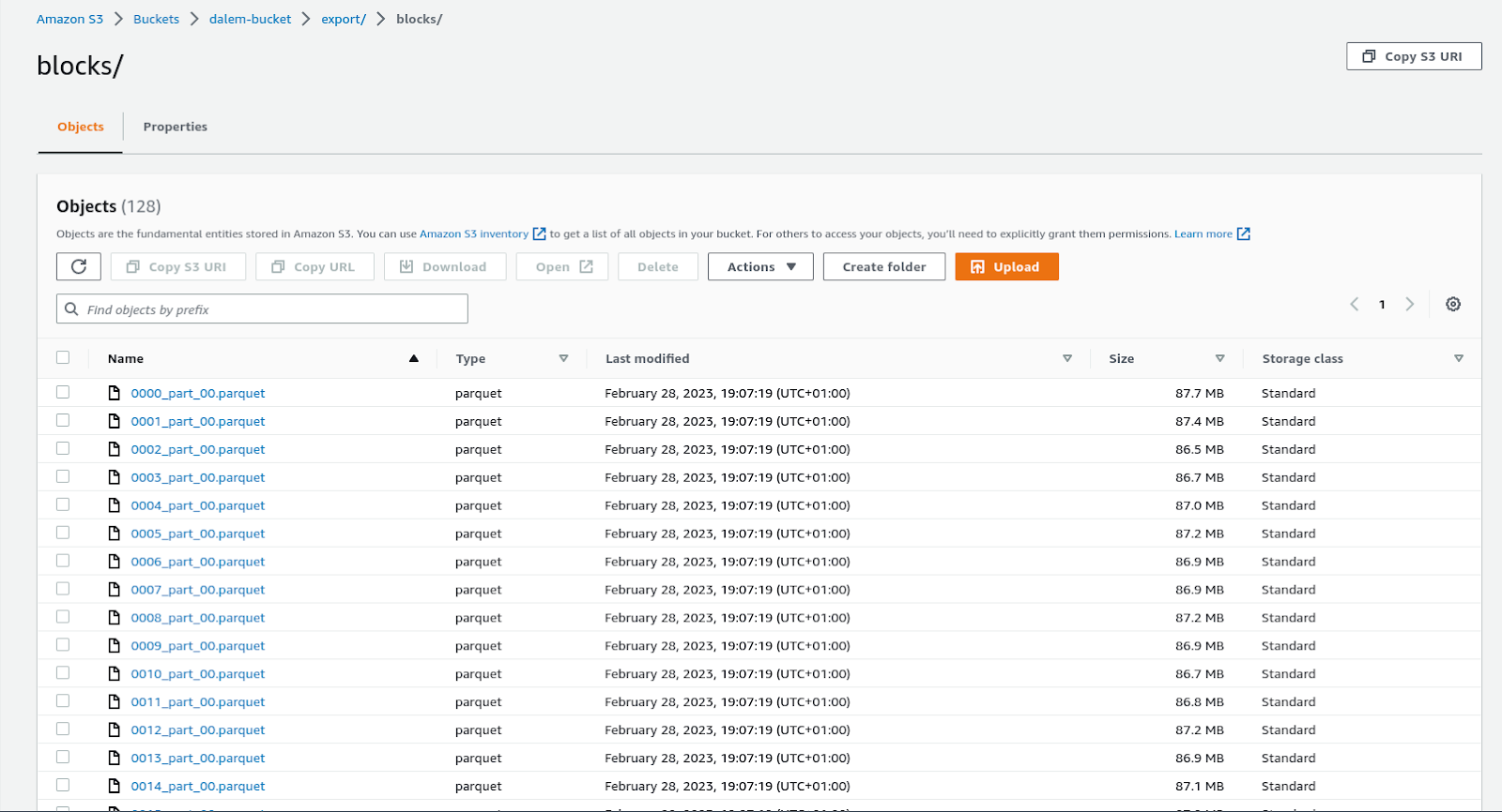 Exporting Data from Redshift to S3